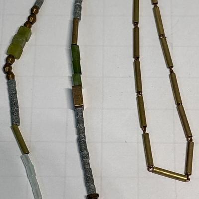 Moon/stars necklace, beaded necklace & keychain