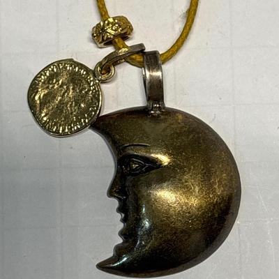 Moon/stars necklace, beaded necklace & keychain