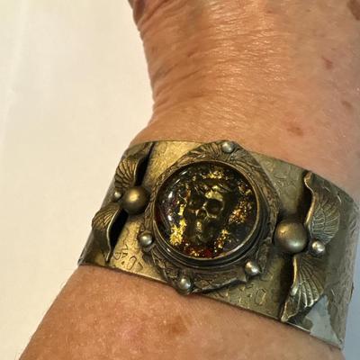 Barbosa Skull Cuff Bracelet