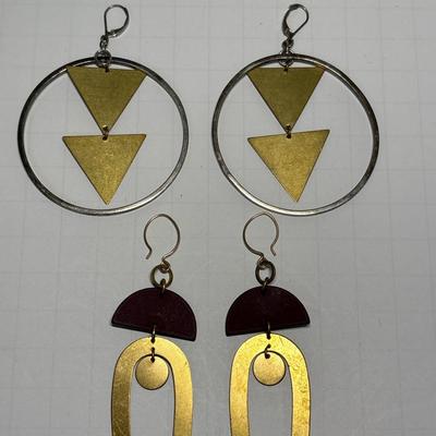Two pair earrings