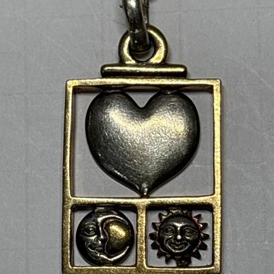 Signed Sergio Bustamante Sterling pendant (.925)