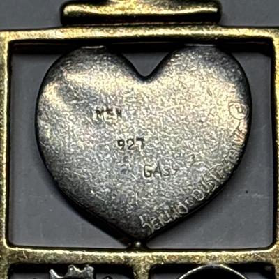 Signed Sergio Bustamante Sterling pendant (.925)