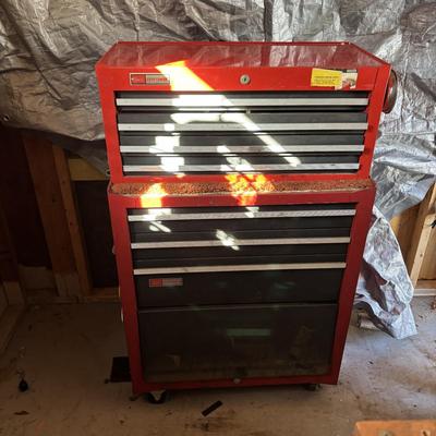 LOT 182: Craftsman Rolling Tool Chest & Tools