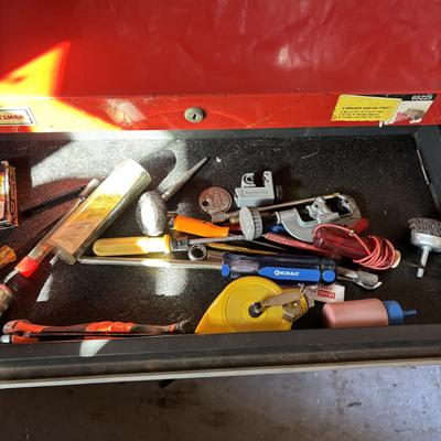 LOT 182: Craftsman Rolling Tool Chest & Tools