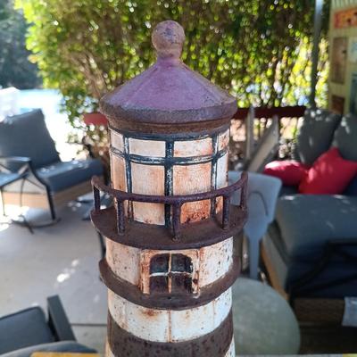 LOT 187: Cast Iron Lighthouse Door Stop