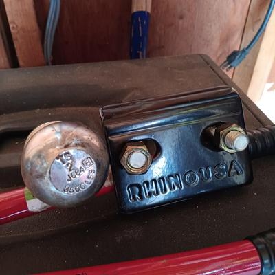 LOT 189: Craftsman Socket Tool Box, Pittsburgh Rolling Stool, Wood Bit Set, 1-7/8" Hitch Ball & More