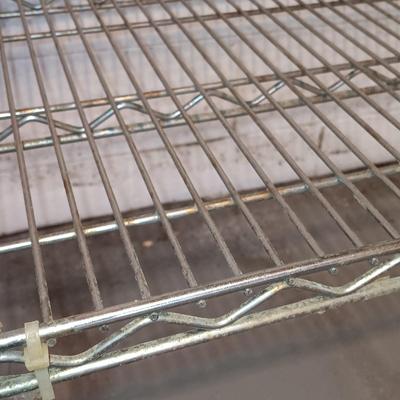 LOT 196: InterMetro 4-Tier Metal Shelving Unit