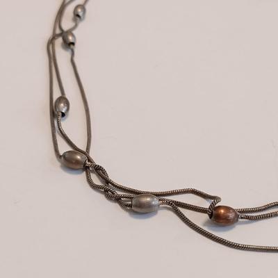 LOT 209: Interchangeable Catseye Gemstone Pendants on 925 Chain with Costume Jewelry