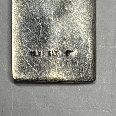 Silver Face earrings