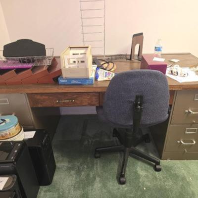 Desk and chair