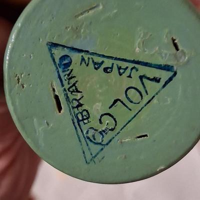 Sale Photo Thumbnail #49: Gorgeous painted Lady with cart with moveable handle. I've always used it for toothpicks.