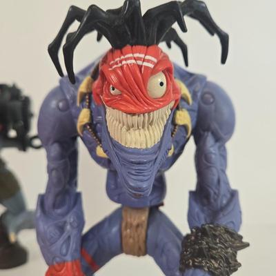 LOT 128: Small Soldiers Insaniac, Major Chip Hazard, and Freakenstein Action Figures