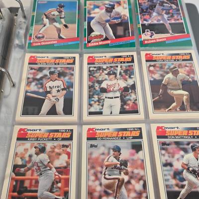 LOT 131: Three Baseball Card Albums with Various Cards Inside