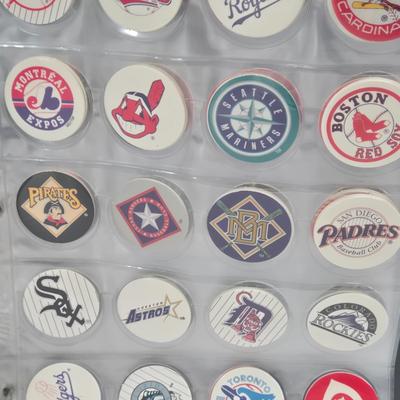 LOT 132: 1994 POG The Game World POG Federation Micro Tournament Game Pack, Numerous Pogs, and More