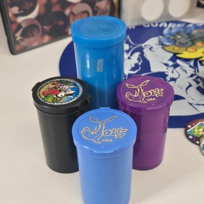 LOT 132: 1994 POG The Game World POG Federation Micro Tournament Game Pack, Numerous Pogs, and More