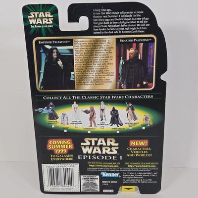 LOT 135: Hasbro Star Wars Freeze Frame Emperor's Royal Guard, Ewoks Wicket and Logray, Emperor Palpatine, and Lando Calrissian...