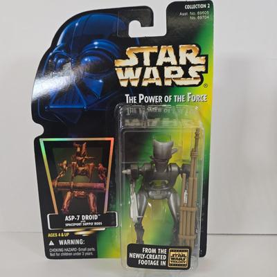 LOT 139: Kenner Star Wars Max Rebo Band Pairs Barquin D'AN & Droopy McCool, Lak Sivrak, ASP-7 Droid, and Force Orrimaarko (Prune...