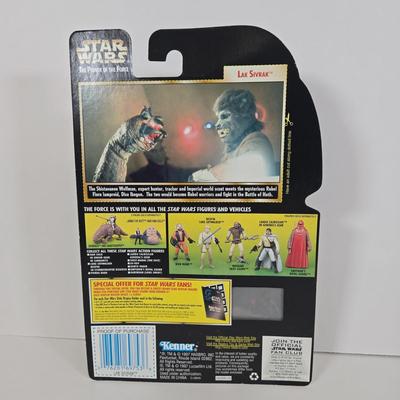 LOT 139: Kenner Star Wars Max Rebo Band Pairs Barquin D'AN & Droopy McCool, Lak Sivrak, ASP-7 Droid, and Force Orrimaarko (Prune...