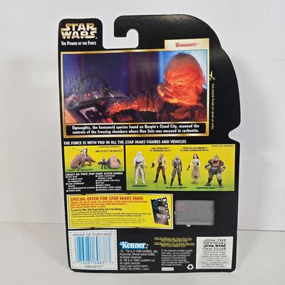 LOT 141: Kenner Star Wars: The Power of the Force R2-D2, Dengar, Ugnaughts, and Captain Piett Action Figures
