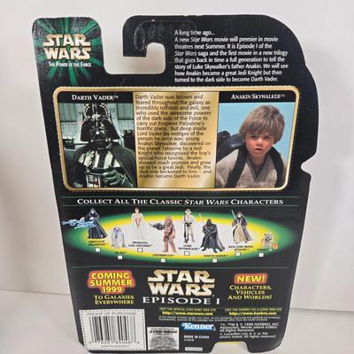 LOT 142: Kenner Star Wars Power of the Force Freeze Frame Luke Skywalker, Darth Vader, Princess Leia, and Ben (Obi-Wan) Kenobi Action...