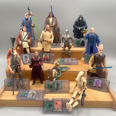 LOT 179F: Vintage Star Wars Prequels Action Figures w/ Accessories