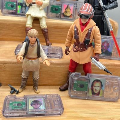 LOT 180F: Vintage Star Wars Prequels Action Figures w/ Accessories