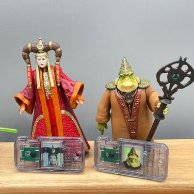 LOT 180F: Vintage Star Wars Prequels Action Figures w/ Accessories