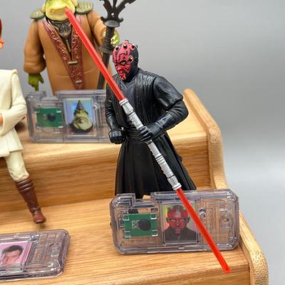 LOT 180F: Vintage Star Wars Prequels Action Figures w/ Accessories