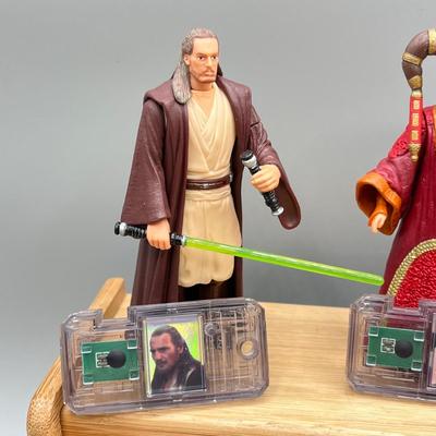 LOT 180F: Vintage Star Wars Prequels Action Figures w/ Accessories