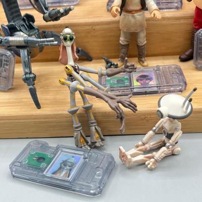 LOT 180F: Vintage Star Wars Prequels Action Figures w/ Accessories