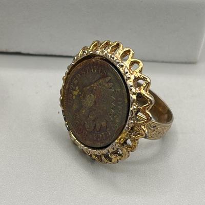 LOT 182J: Bracelet and Ring Collection featuring a Tibetan carved bone and Carnelian hinged bangle bracelet.