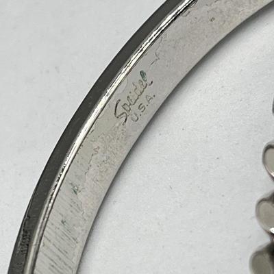 LOT 182J: Bracelet and Ring Collection featuring a Tibetan carved bone and Carnelian hinged bangle bracelet.