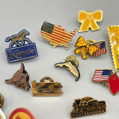 LOT 185J: Pin Collection - USA, Canada, Travel