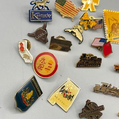 LOT 185J: Pin Collection - USA, Canada, Travel