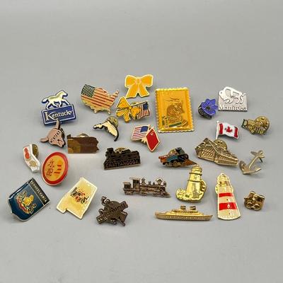 LOT 185J: Pin Collection - USA, Canada, Travel