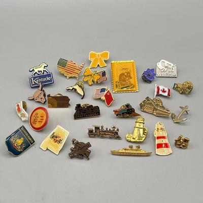 LOT 185J: Pin Collection - USA, Canada, Travel