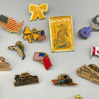 LOT 185J: Pin Collection - USA, Canada, Travel