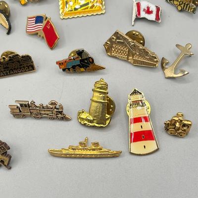 LOT 185J: Pin Collection - USA, Canada, Travel