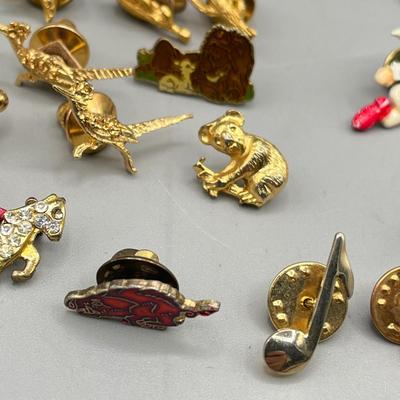 LOT 186J: Whimsical Pin Collection - Clowns, Animals and More