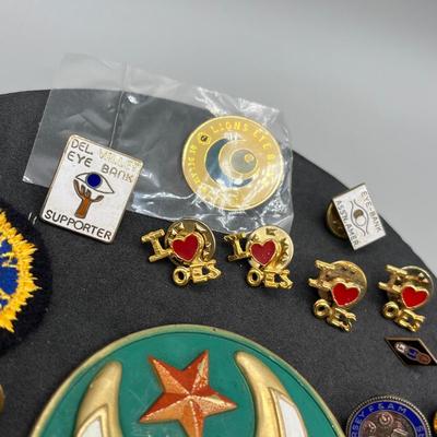 LOT 189J: Fraternal Organization Pins and More
