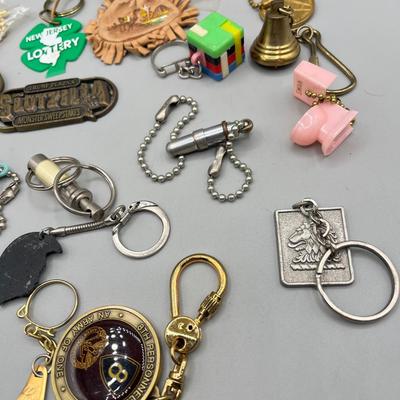 LOT 193J: Collection of Unique Vintage Keychains