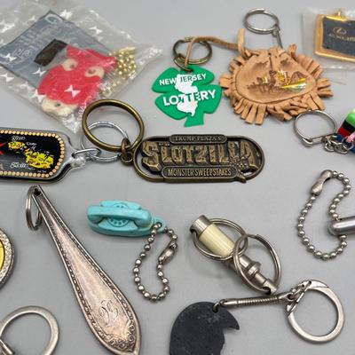 LOT 193J: Collection of Unique Vintage Keychains