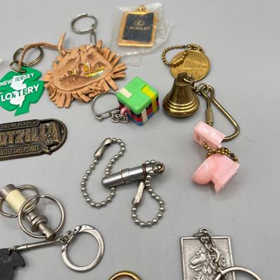LOT 193J: Collection of Unique Vintage Keychains