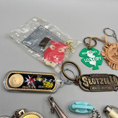 LOT 193J: Collection of Unique Vintage Keychains