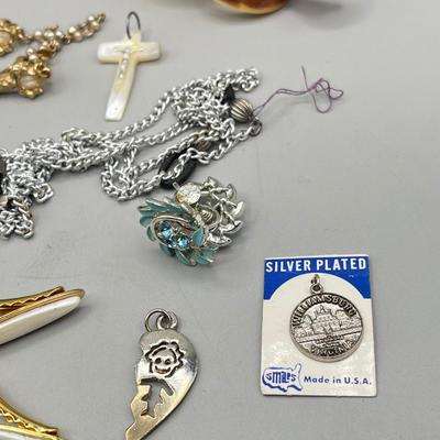 LOT 195J: Women's Accessories Including Red Hat Club Pins