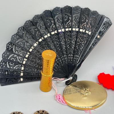 LOT 195J: Women's Accessories Including Red Hat Club Pins