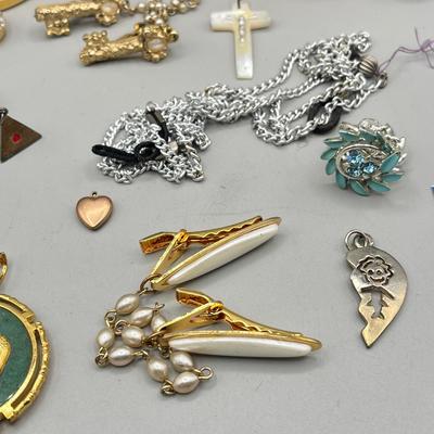 LOT 195J: Women's Accessories Including Red Hat Club Pins