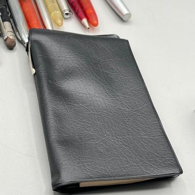 LOT 196J: Vintage Notebook and Pens - Fountain Pens