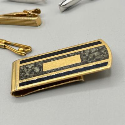 LOT 198J: Men's Cufflink and Tie Clip Collection