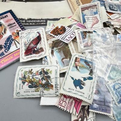 LOT 201J: Vintage / Antique Ephemera - Stamps, Postcards, Calendars and More